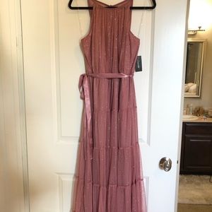 Candalite evening gown with satin belt 🌺